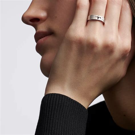 hermes kelly ring silver|Hermes 18k diamond ring.